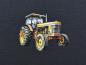 Preview: Eigenproduktion Baumwolljersey Traktoren auf Nachtblau